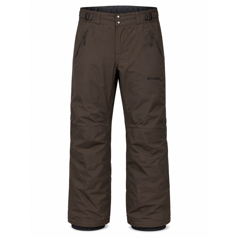 Columbia Youth Snow Pants Brown Insulated Ski Pants Size 18/20 Kids Winter Wear